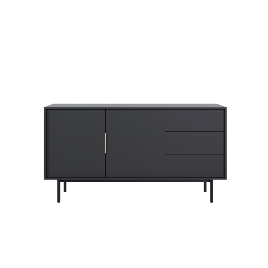 Commode ELI 154x82x39 cm noire
