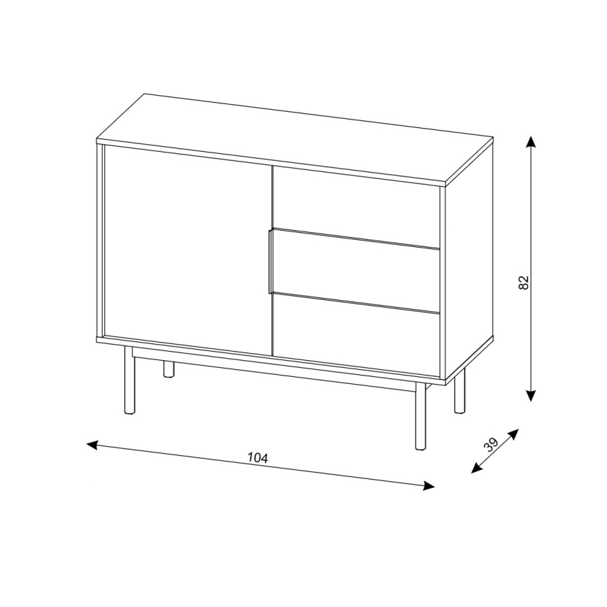 Commode ELI noire