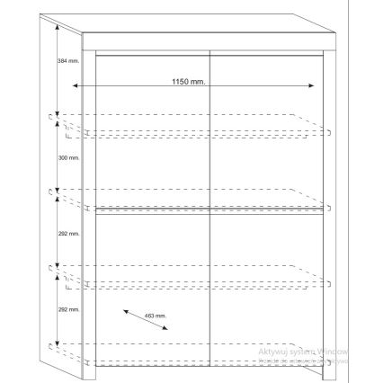 Commode FINERA blanche