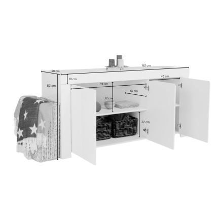 Commode FINERA blanche