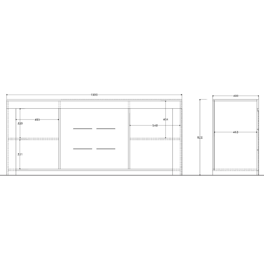 Commode FINERA blanche