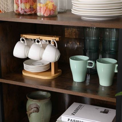 Commode FIRA marron/noir