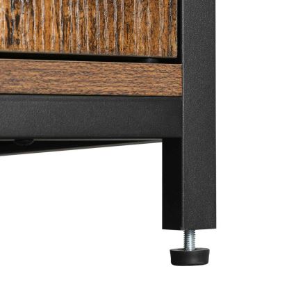 Commode FIRA marron/noir