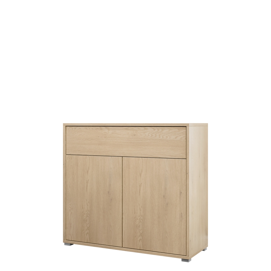 Commode GESITA 100x93 cm chêne Cremona