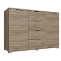 Commode HOPE 120x78x35 chêne Sonoma