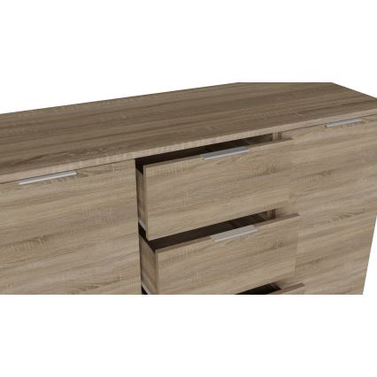 Commode HOPE 120x78x35 chêne Sonoma
