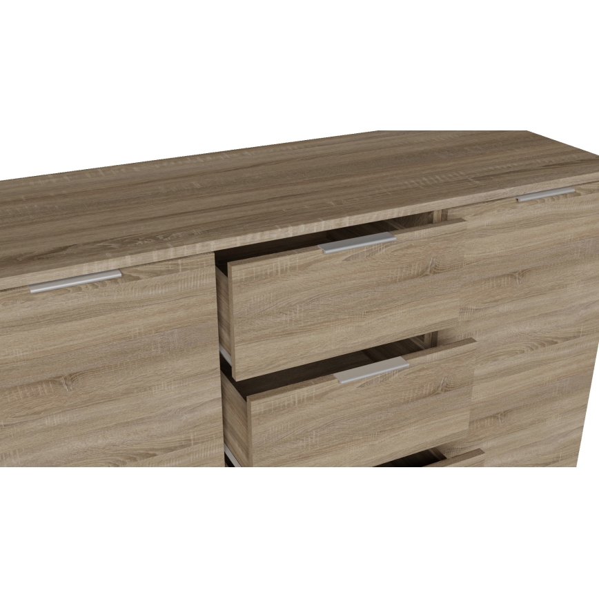 Commode HOPE 120x78x35 chêne Sonoma
