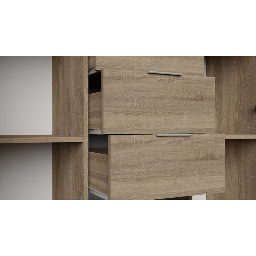 Commode HOPE 120x78x35 chêne Sonoma
