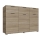 Commode HOPE 120x78x35 cm chêne Sonoma