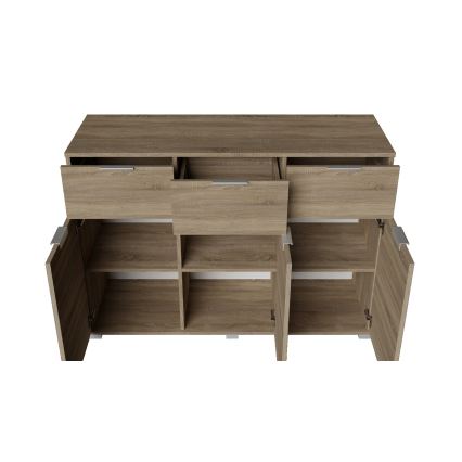 Commode HOPE 120x78x35 cm chêne Sonoma