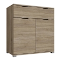 Commode HOPE 80 x 78 x 35 cm chêne sonoma