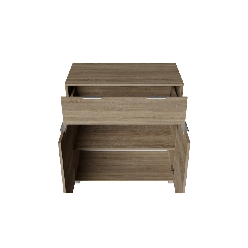 Commode HOPE 80x78x35 cm chêne sonoma