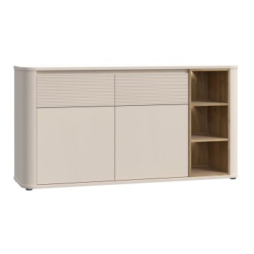 Commode INAR beige/chêne