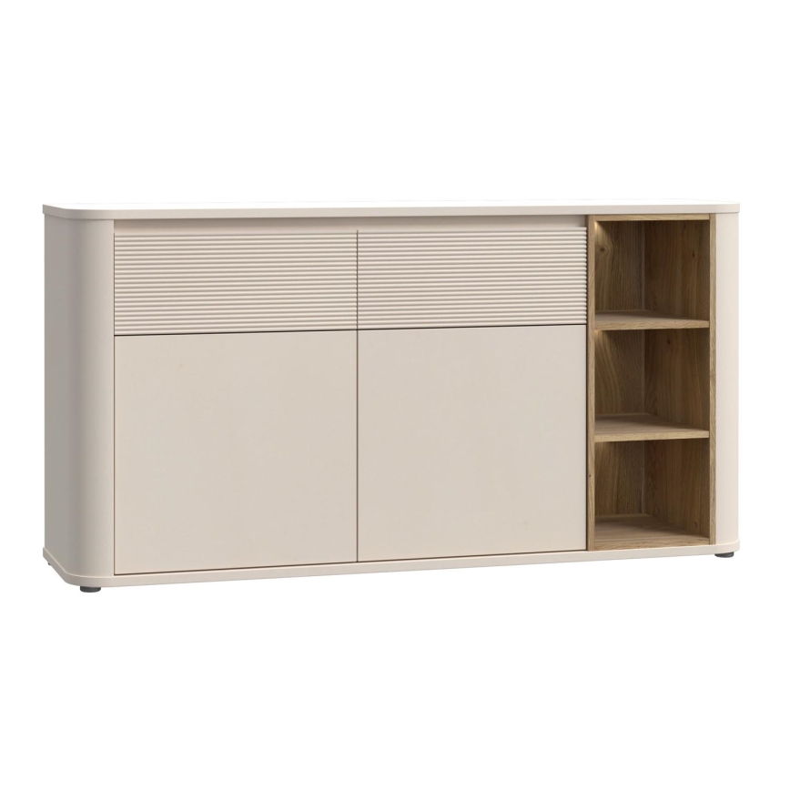 Commode INAR beige/chêne