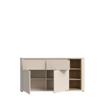 Commode INAR beige/chêne