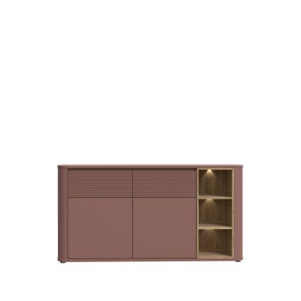 Commode INAR marron/chêne