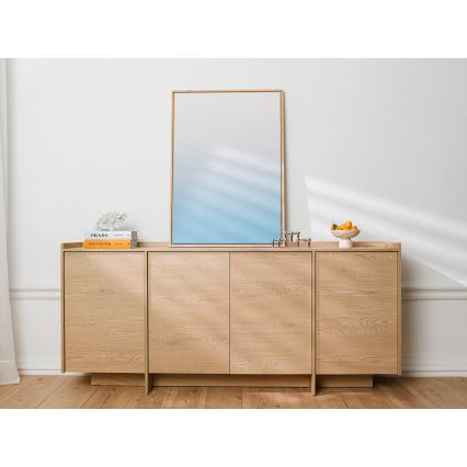 Commode KEMI 200 x 90 x 38 cm en chêne Cremona