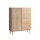 Commode KIOTO 106x130x37 cm chêne Cremona