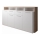 Commode LEBY chêne Sonoma/blanc