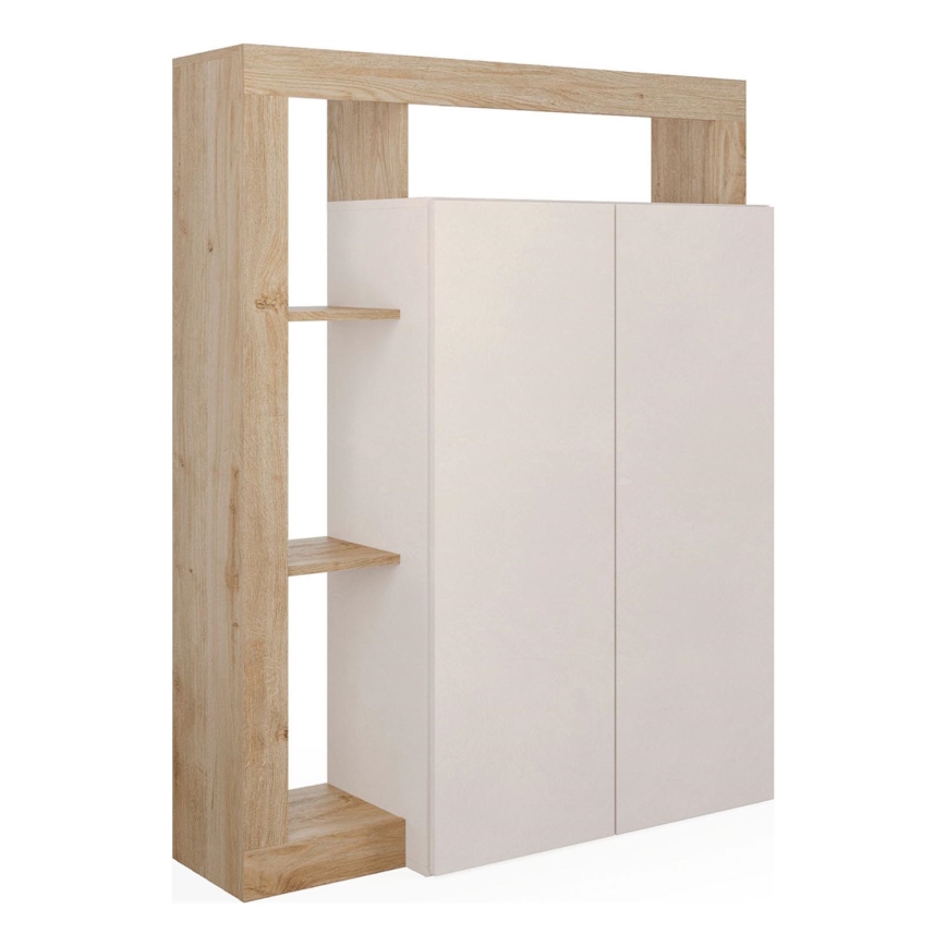 Commode LENOR cachemire/marron