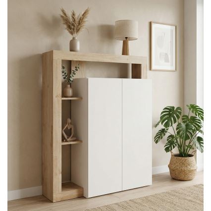 Commode LENOR cachemire/marron