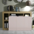 Commode LENOR cachemire/marron