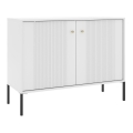 Commode LUE 104x39 cm blanche/noire
