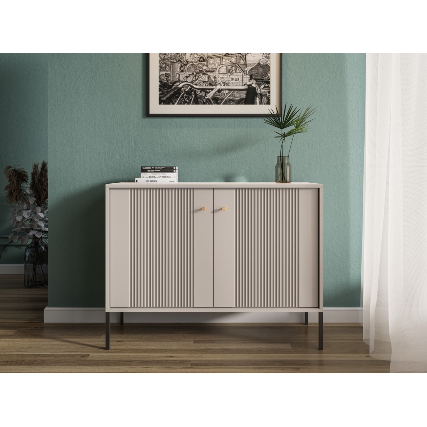Commode LUE beige/noir