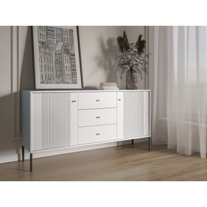 Commode LUE blanche/noire