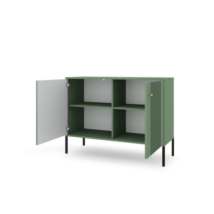 Commode LUE vert/noir