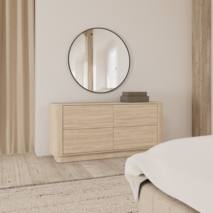 Commode MADERA 160x75 cm en chêne blanchi