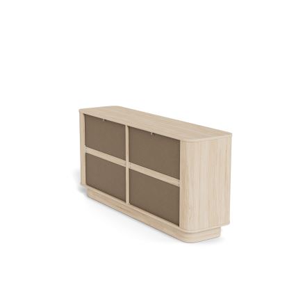 Commode MADERA 160x75 cm en chêne blanchi