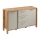 Commode MENTA 138x81x40 cm chêne wotan/gris