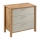 Commode MENTA 90x81x47 cm chêne Wotan/gris