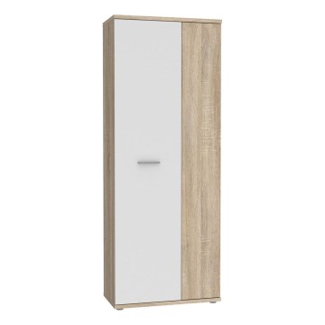 Commode/Meuble à chaussures SIMO chêne sonoma/blanc