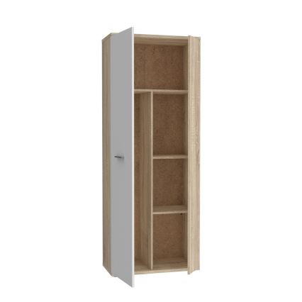 Commode/Meuble à chaussures SIMO chêne sonoma/blanc