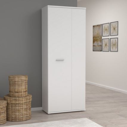 Commode / meuble à chaussures SIMO, couleur blanche