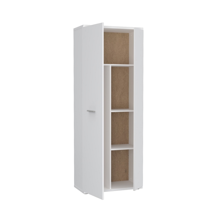 Commode / meuble à chaussures SIMO, couleur blanche