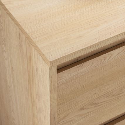 Commode MIYABI 138x86x40 cm chêne Cremona