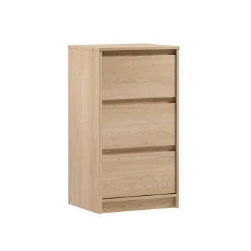Commode MIYABI 47 x 86 x 40 cm, chêne Cremona