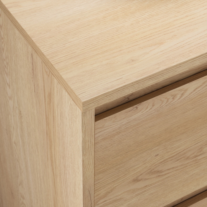 Commode MIYABI 92x86x40 cm chêne Cremona