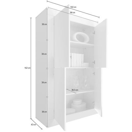 Commode NERILA blanche