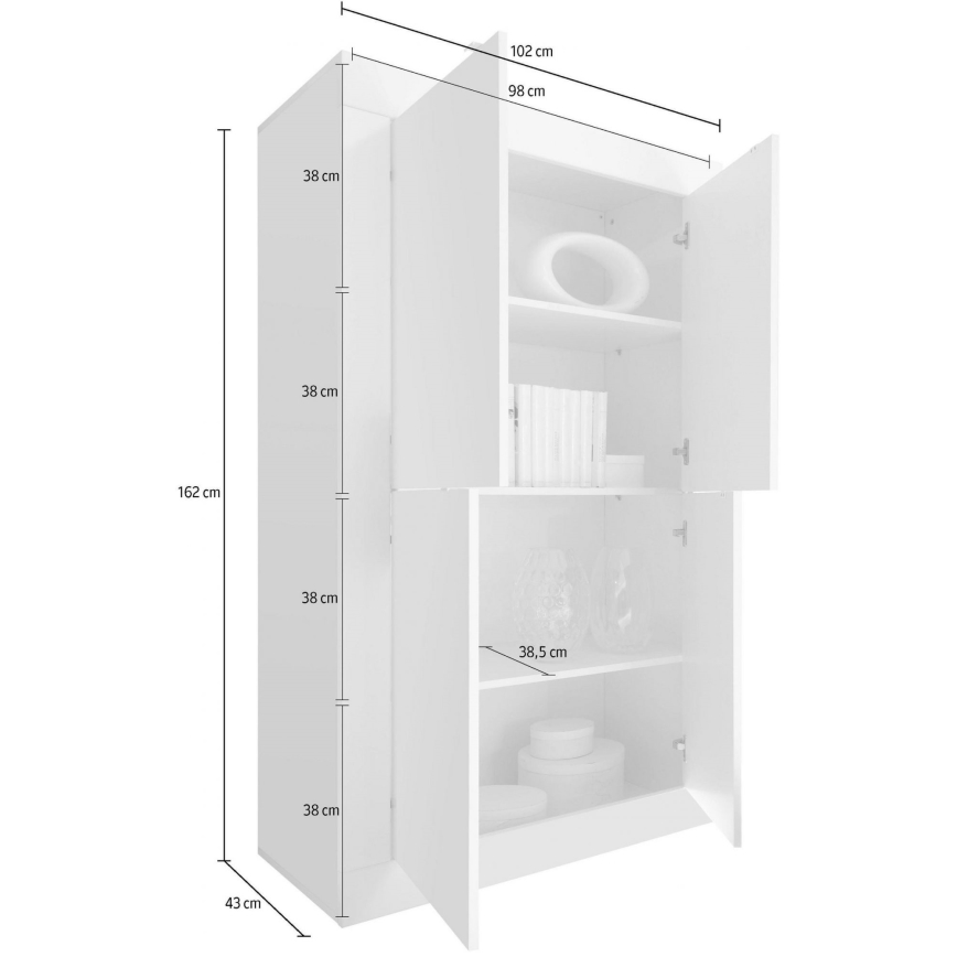 Commode NERILA blanche