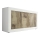 Commode NERILA blanche/marron