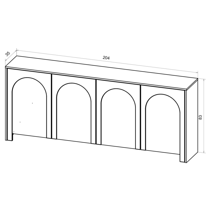 Commode NIO blanche