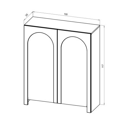Commode NIO blanche