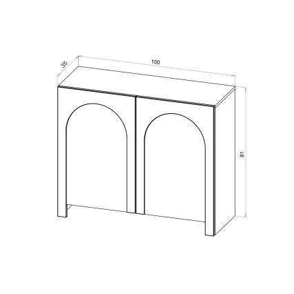 Commode NIO cachemire/beige