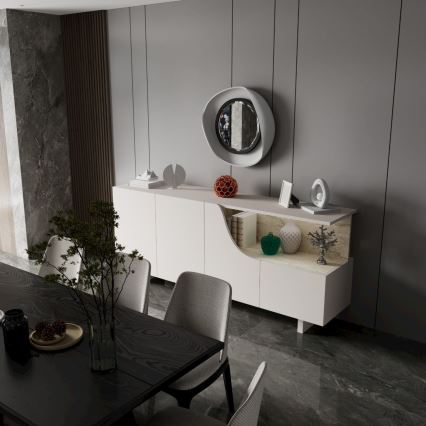 Commode ORBIS 180x40 cm crème/beige