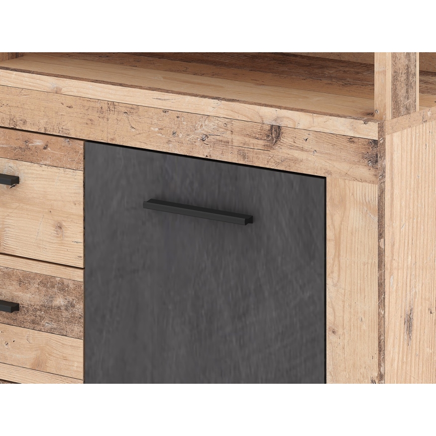 Commode RUNA brun clair/anthracite