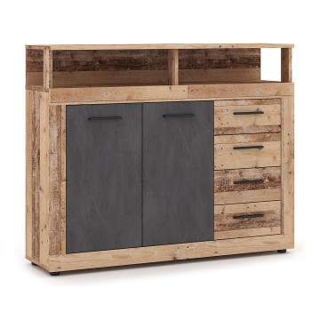 Commode RUNA marron clair/anthracite